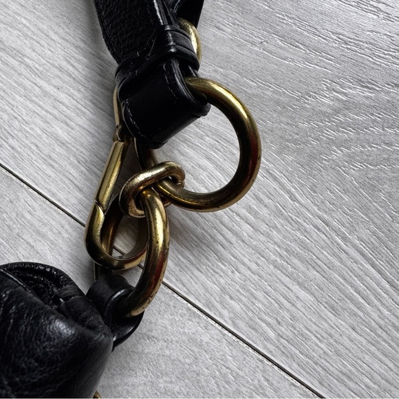 Coach Madison F1120-17016 Pebbled Leather Hobo Drawstring Bucket Purse Bag - Picture 6 of 13